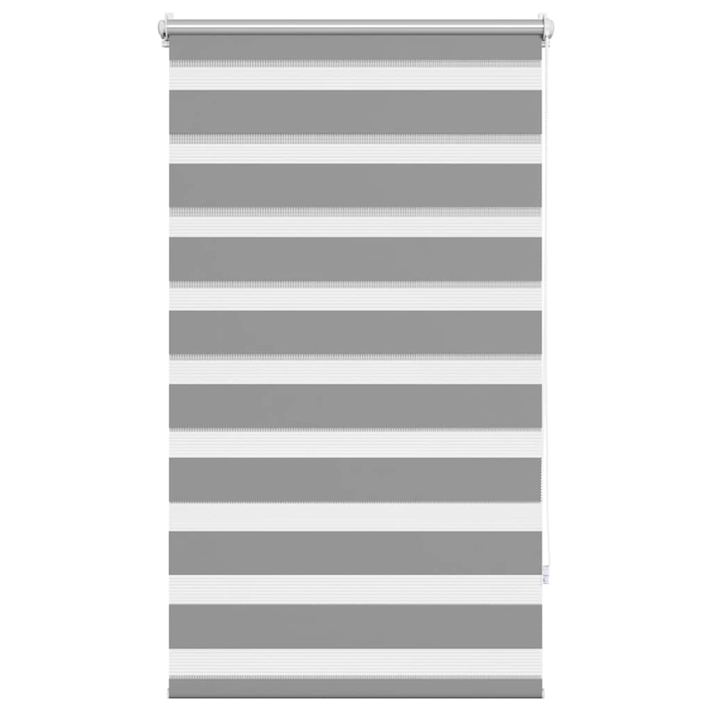 vidaXL Roleta Zebra 70,9x120 cm Szerokość tkaniny 66,7 cm szara