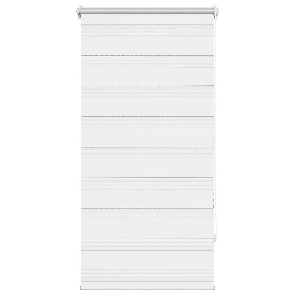 vidaXL Roleta Zebra 80,9x150 cm Szerokość tkaniny 76,7 cm biała