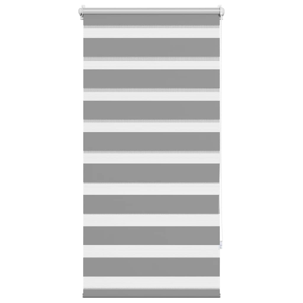 vidaXL Roleta Zebra 80,9x150 cm Szerokość tkaniny 76,7 cm szara