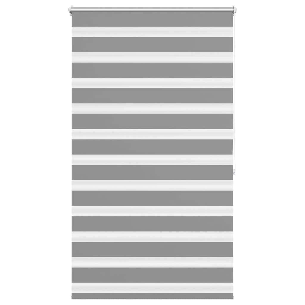 vidaXL Roleta Zebra 80,9x175 cm Szerokość tkaniny 76,7 cm szara