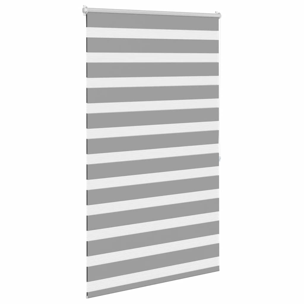 vidaXL Roleta Zebra 80,9x175 cm Szerokość tkaniny 76,7 cm szara
