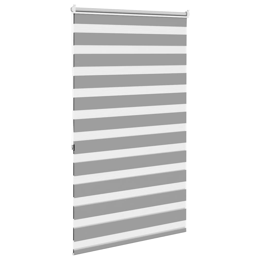 vidaXL Roleta Zebra 80,9x175 cm Szerokość tkaniny 76,7 cm szara