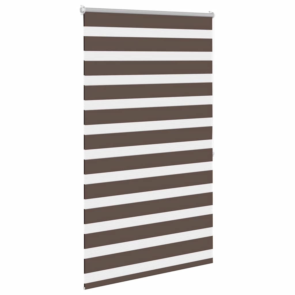 vidaXL Roleta Zebra 80,9x175 cm Szerokość tkaniny 76,7 cm kawa