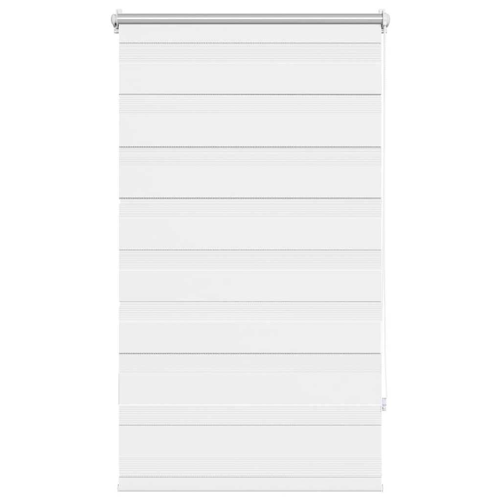 vidaXL Roleta Zebra 90,9x150 cm Szerokość tkaniny 86,7 cm biała