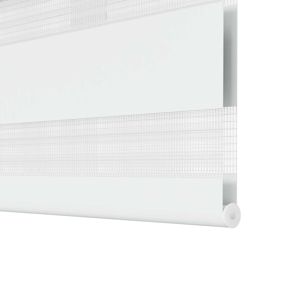 vidaXL Roleta Zebra 90,9x150 cm Szerokość tkaniny 86,7 cm biała