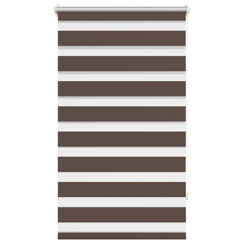 vidaXL Roleta Zebra 90,9x150 cm Szerokość tkaniny 86,7 cm kawa