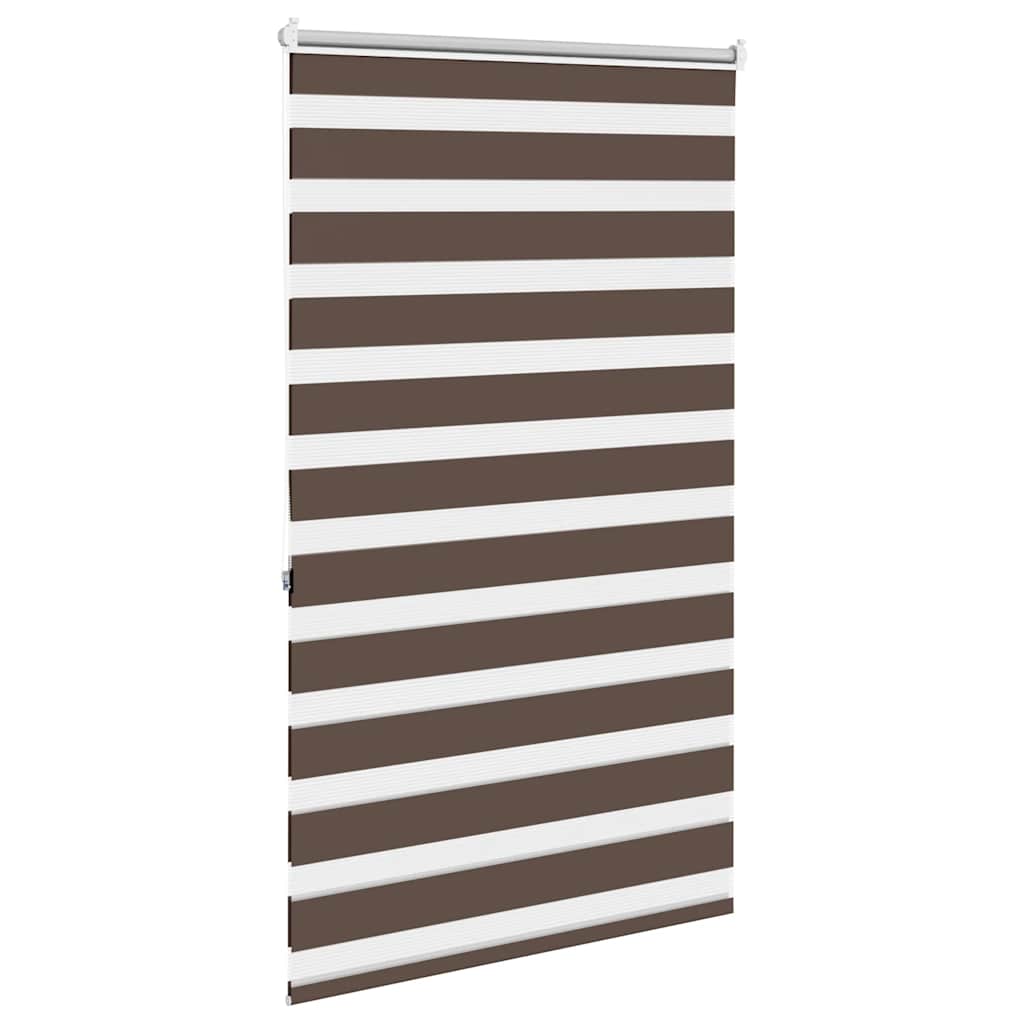 vidaXL Roleta Zebra 100,9x175 cm Szerokość tkaniny 96,7 cm kawa