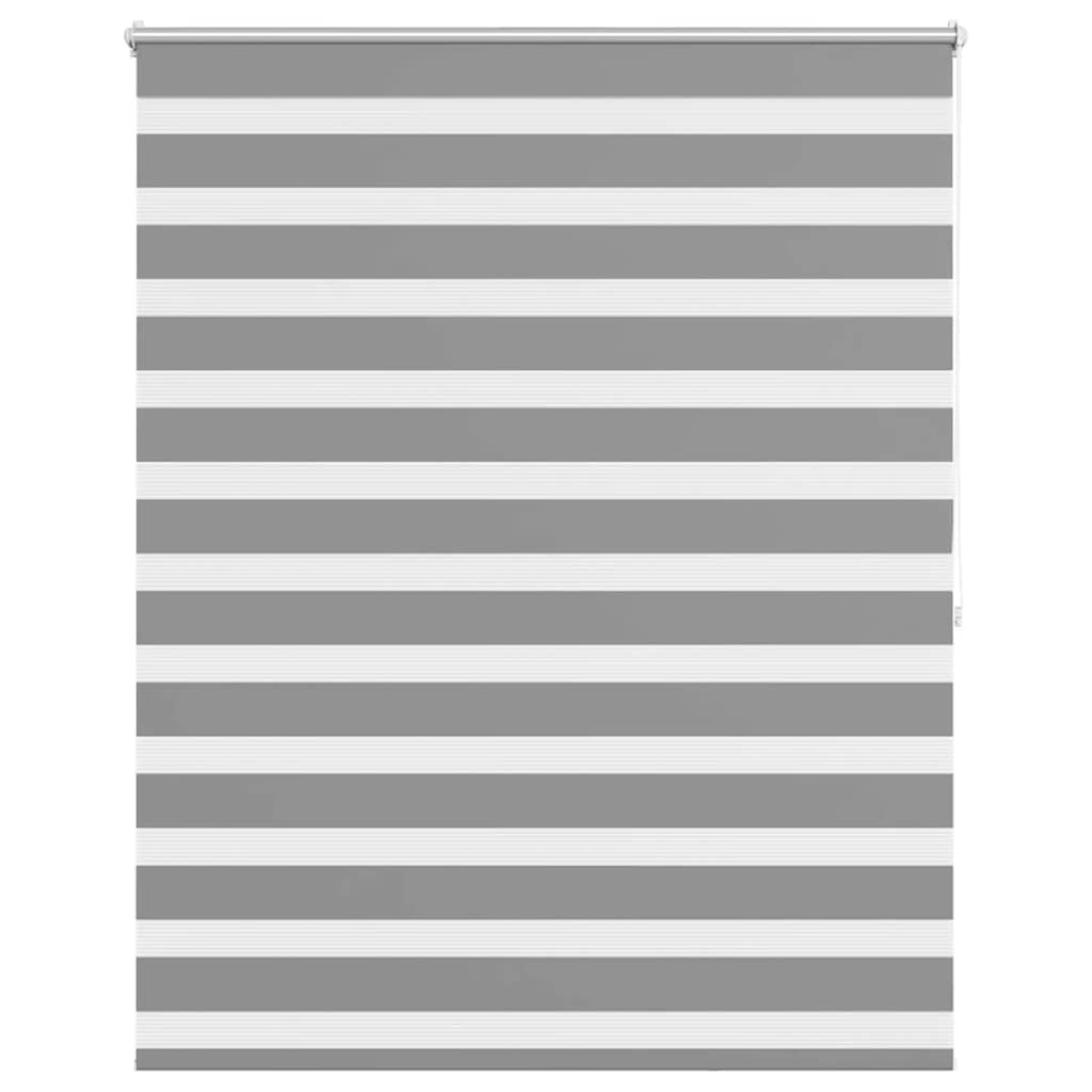 vidaXL Roleta Zebra 120,9x175 cm Szerokość tkaniny 116,7 cm szara