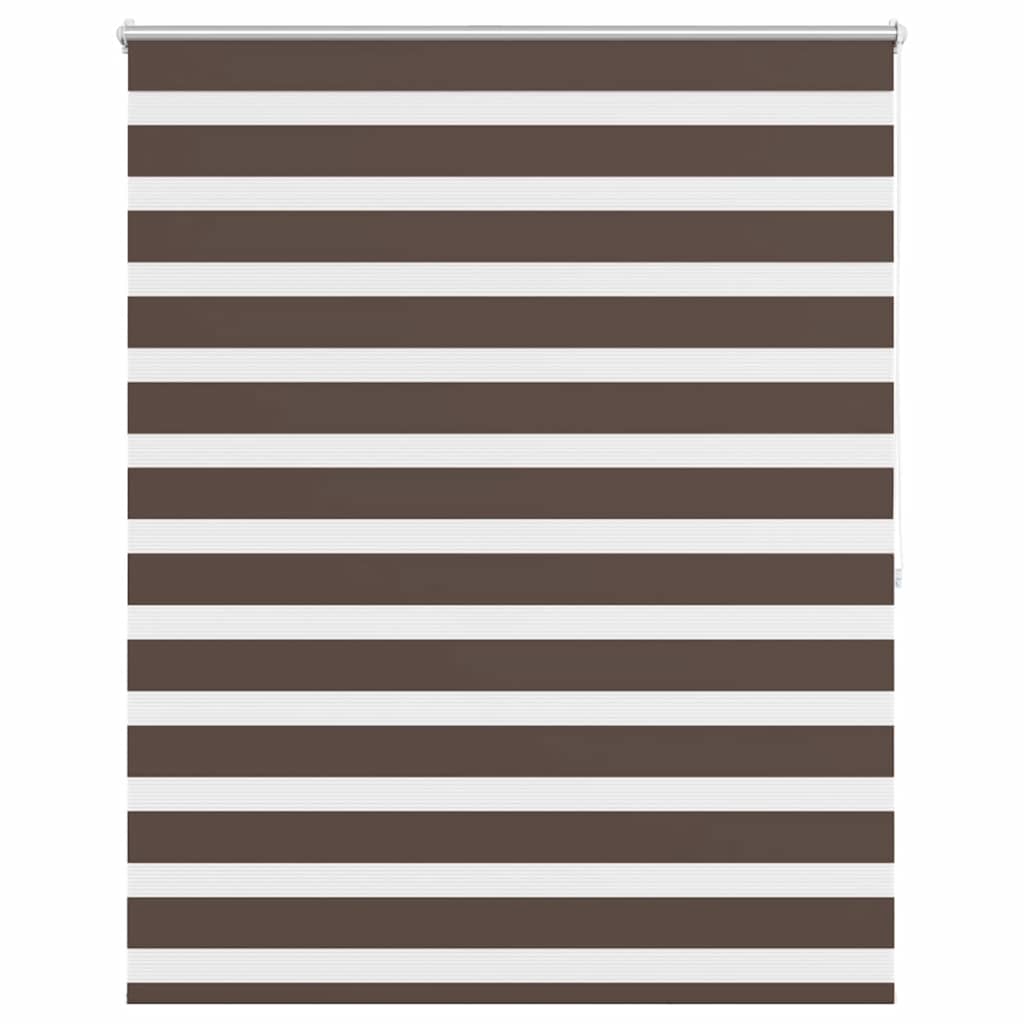 vidaXL Roleta Zebra 120,9x175 cm Szerokość tkaniny 116,7 cm kawa