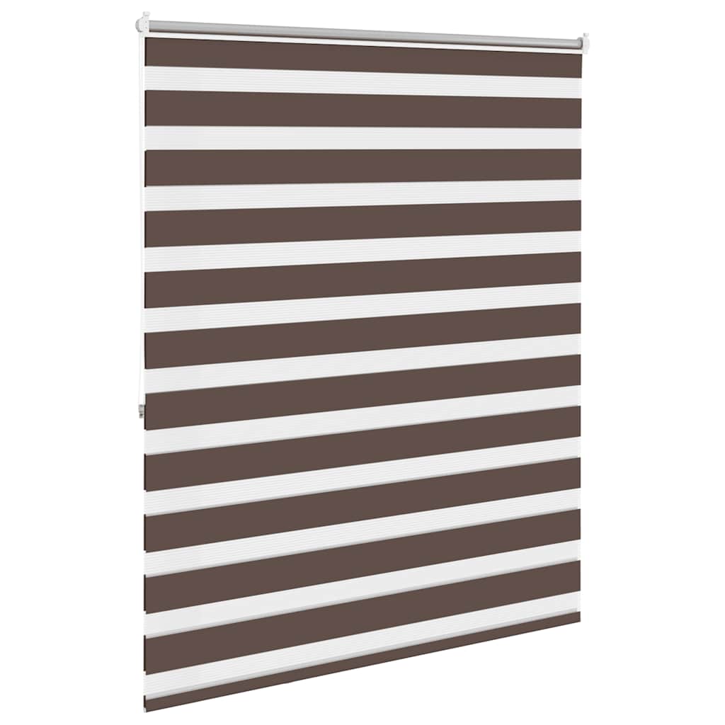 vidaXL Roleta Zebra 120,9x175 cm Szerokość tkaniny 116,7 cm kawa