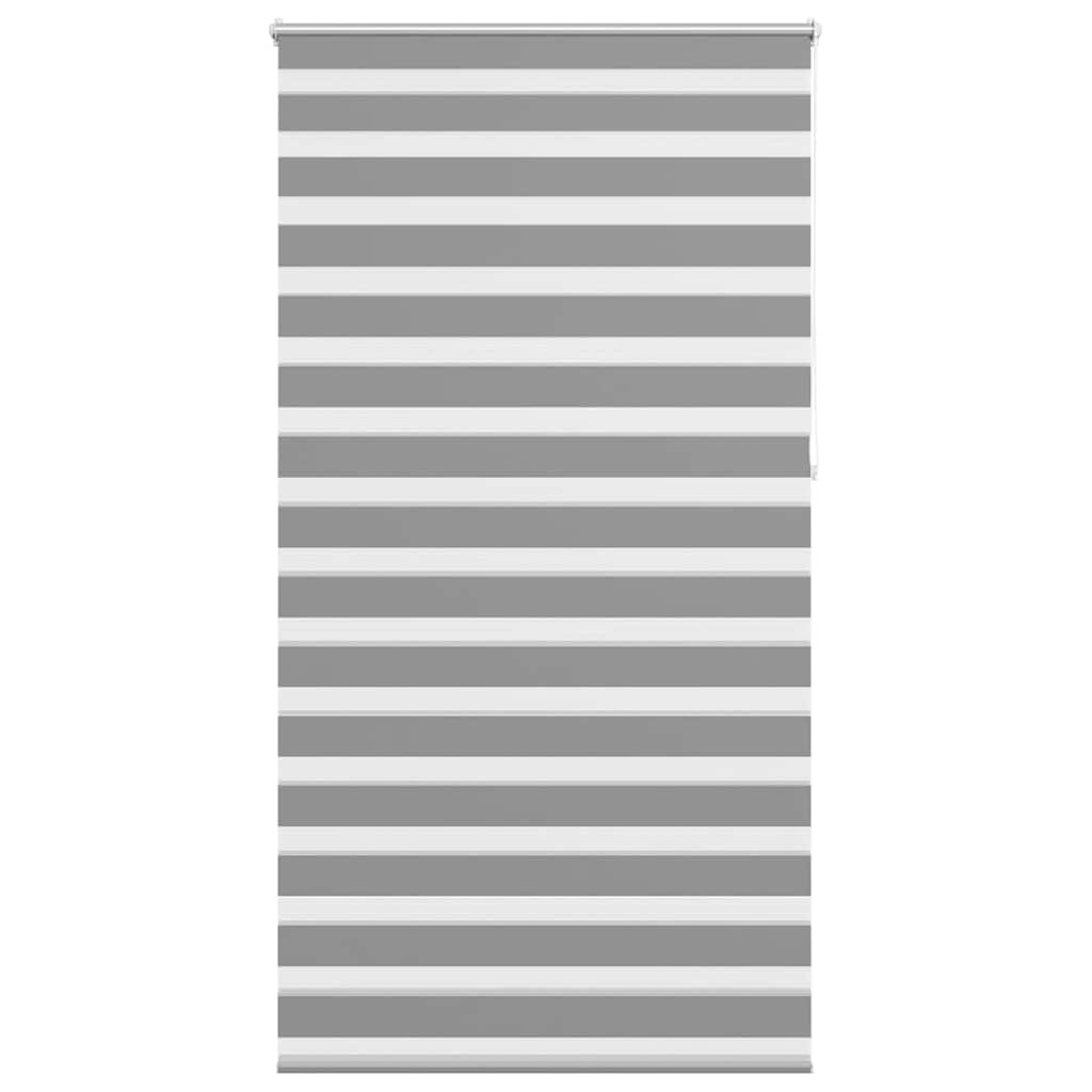 vidaXL Roleta Zebra 120,9x230 cm Szerokość tkaniny 116,7 cm szara