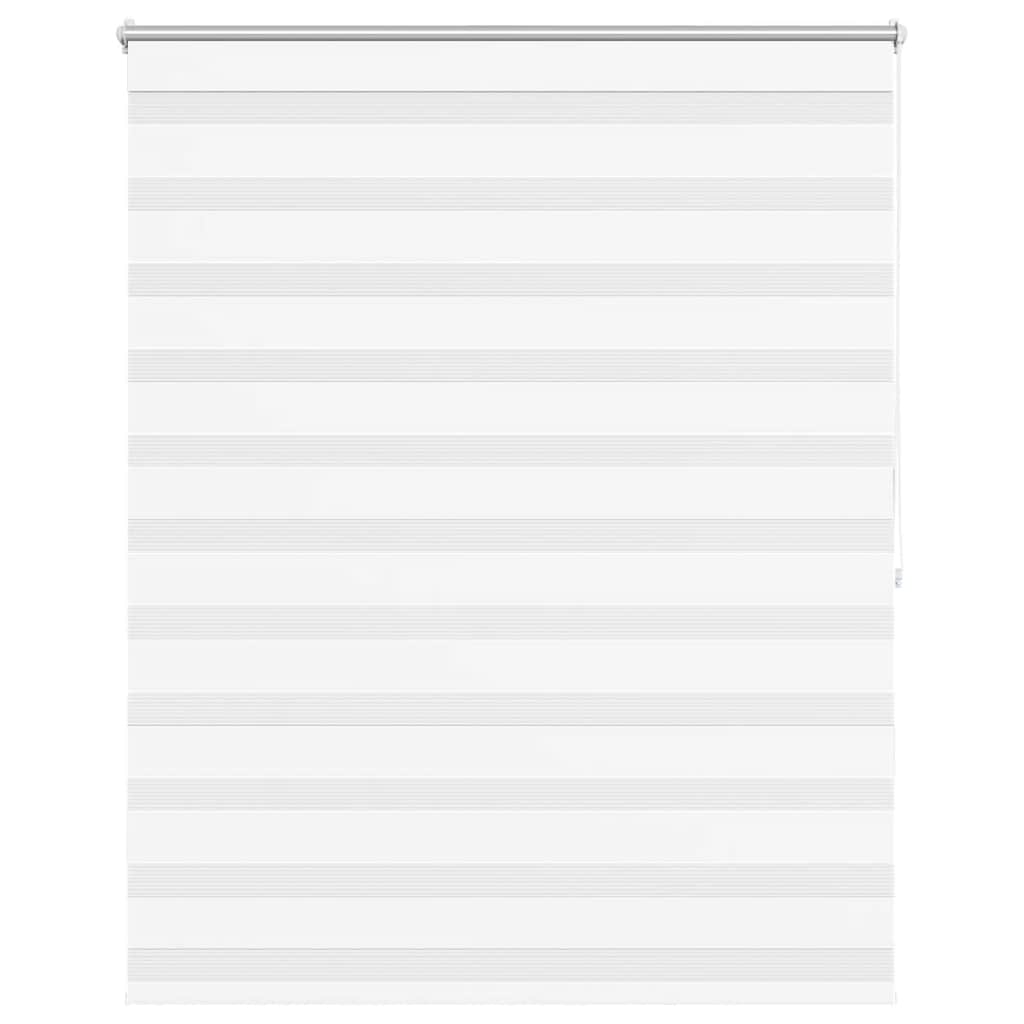 vidaXL Roleta Zebra 140,9x175 cm Szerokość materiału 136,7 cm biała