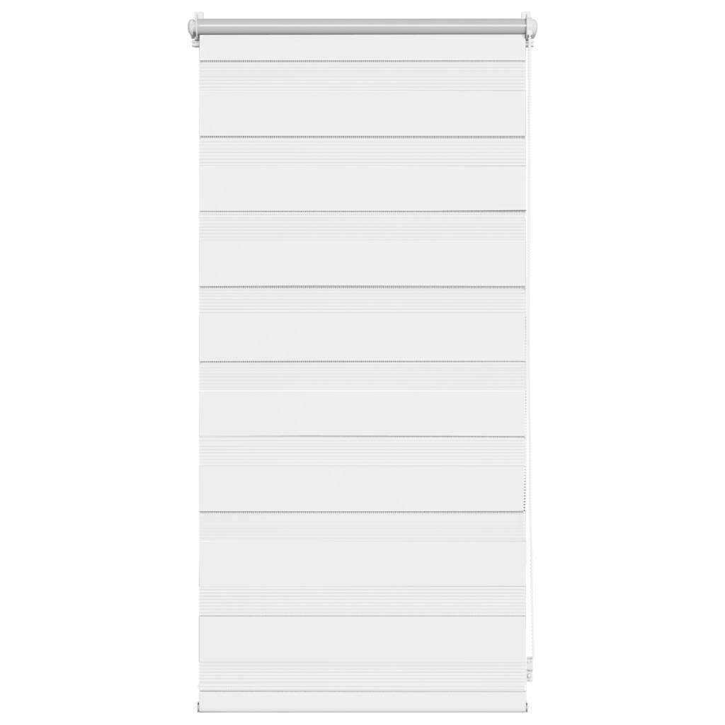 vidaXL Roleta Zebra 40,9x100 cm Szerokość materiału 36,7 cm biała