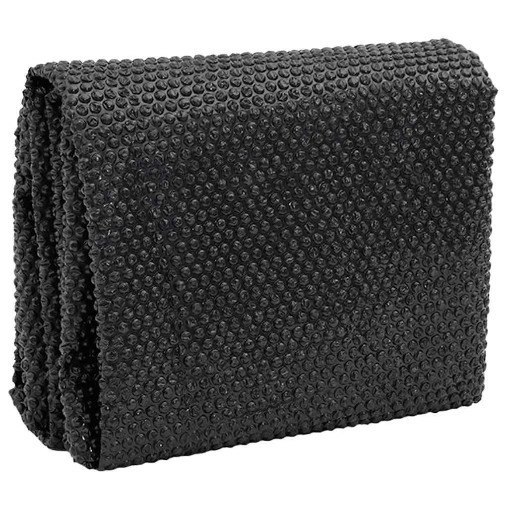 vidaXL Prostokątna folia na basen, PE, czarna (6x4 m)