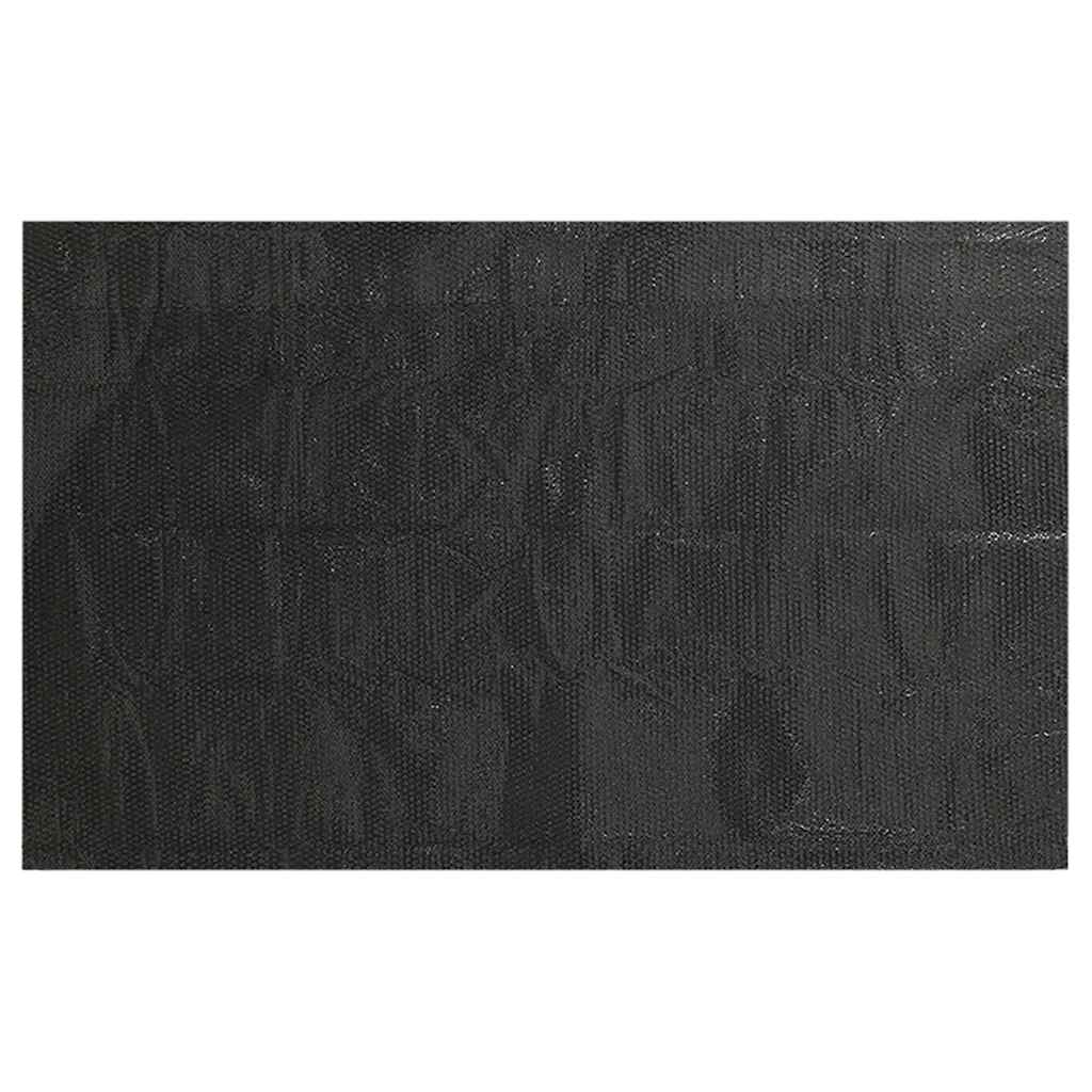 vidaXL Prostokątna folia na basen, PE, czarna (6x4 m)