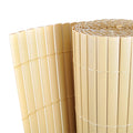 vidaXL Panele Ogrodzeniowe Żółty PVC