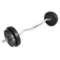 vidaXL Sztanga gięta z obciążnikami, 30 kg