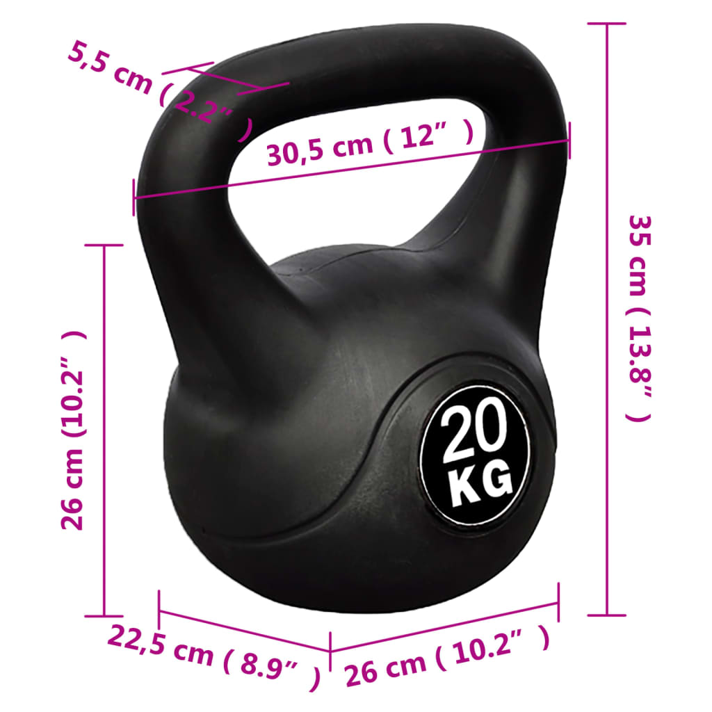 Odważnik kulowy/giria, 20 kg