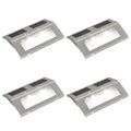 vidaXL Lampy schodowe, 4 szt., solarne