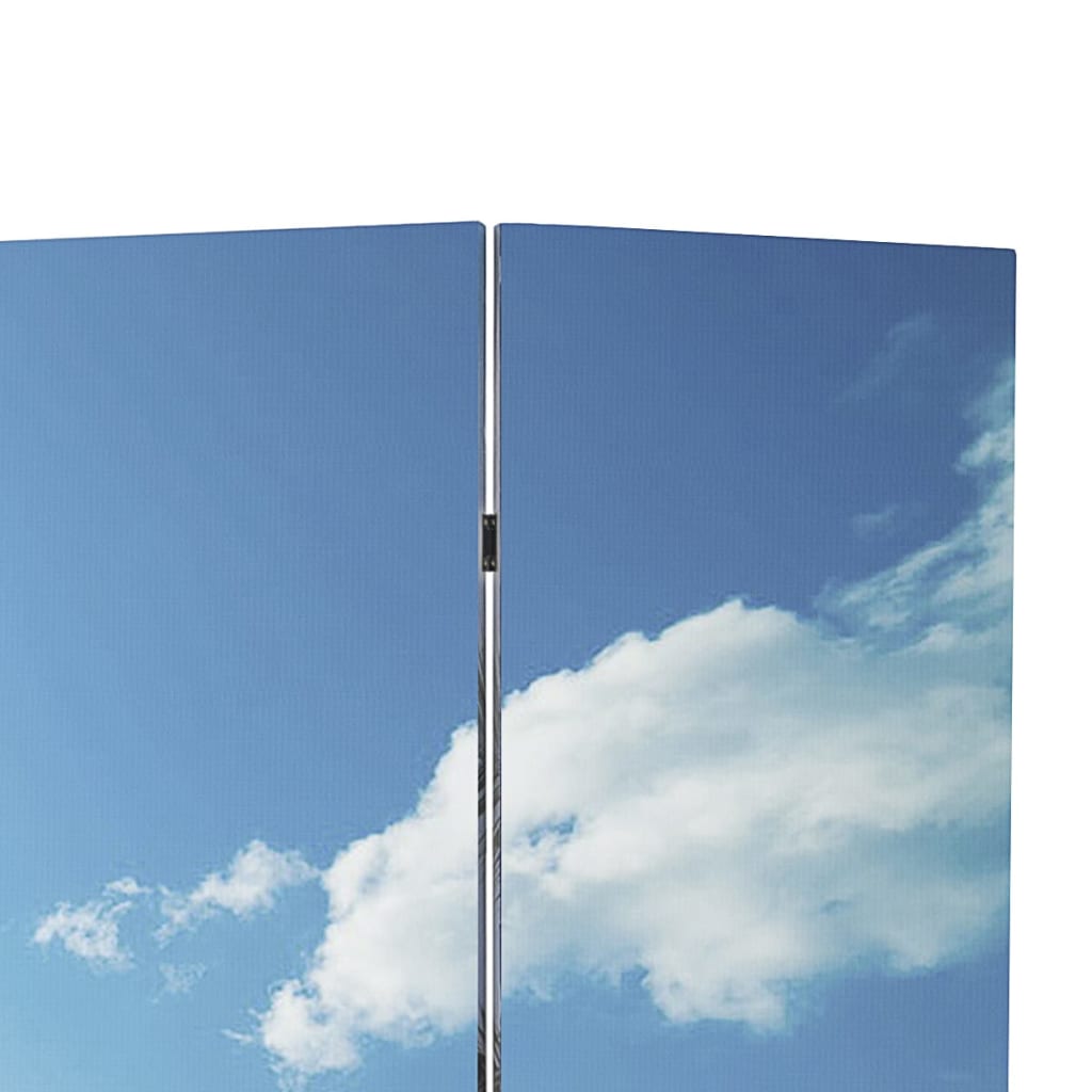 vidaXL Składany parawan, 120x170 cm, motyw plaży