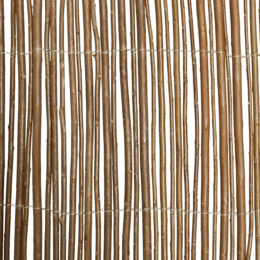 vidaXL Ogrodzenie z wierzby, 500 x 100 cm