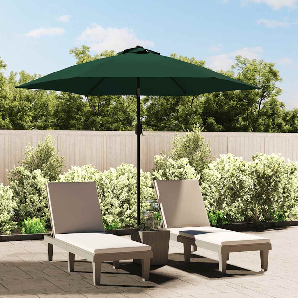 Parasol ogrodowy, zielony, 3 m