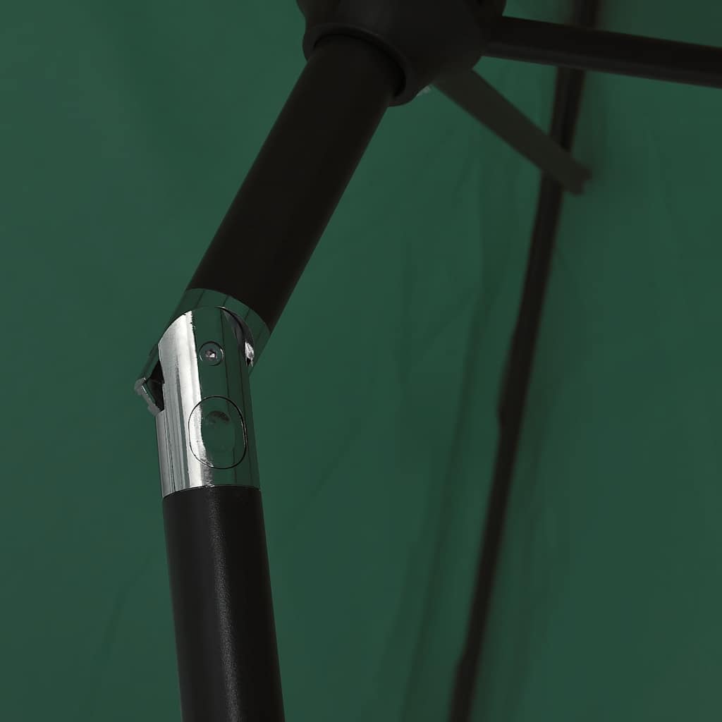 Parasol ogrodowy, zielony, 3 m