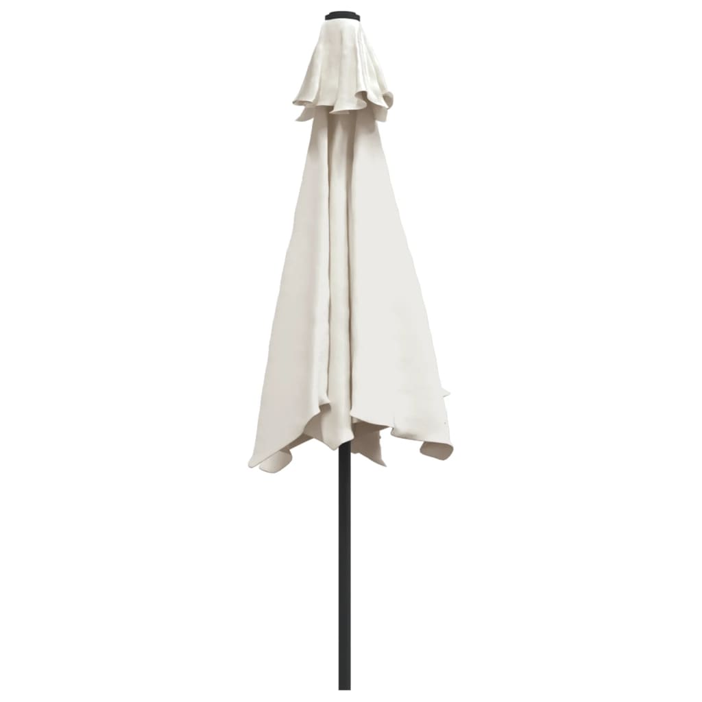 vidaXL Parasol ogrodowy, biały, 3 m