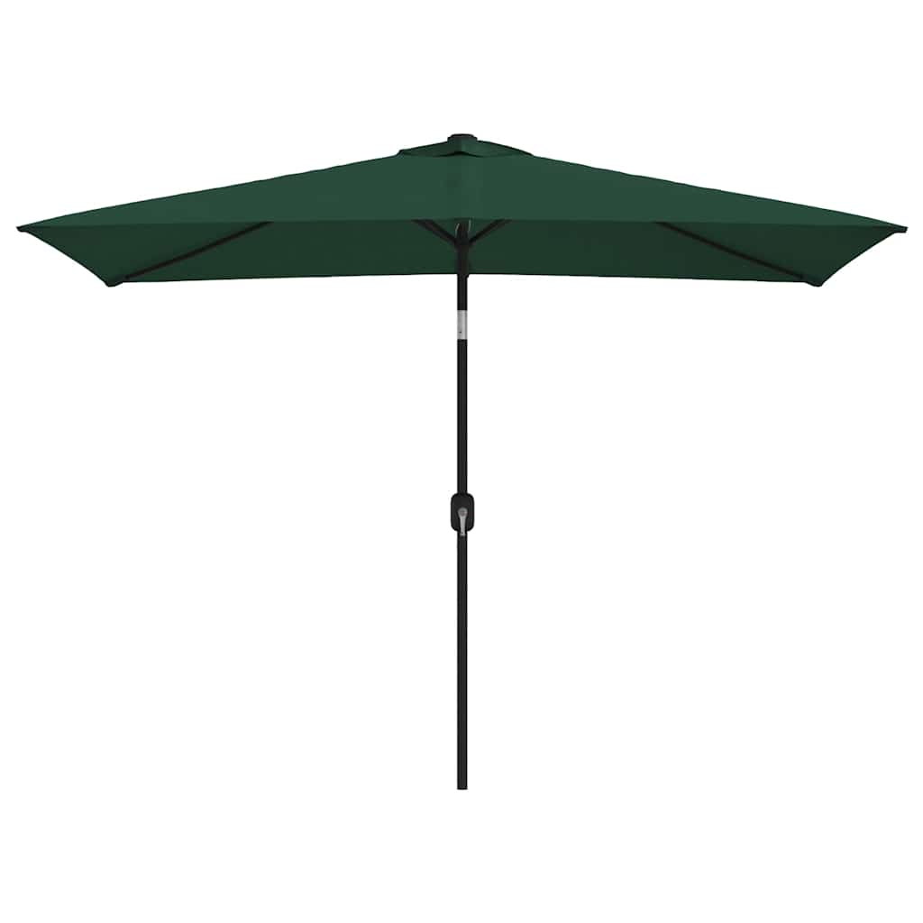 vidaXL Prostokątny parasol ogrodowy, zielony, 200x300 cm