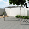 vidaXL Pergola ogrodowa, stalowa