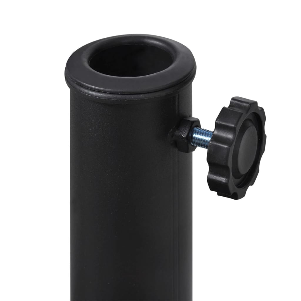 vidaXL Półokrągła podstawa pod parasol, żywica