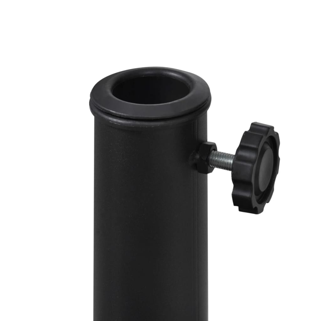 vidaXL Okrągła podstawa pod parasol, żywica