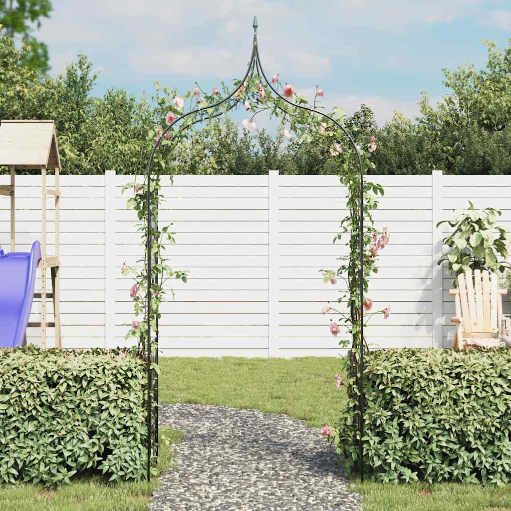 vidaXl Pergola ogrodowa  do roślin pnących, ciemnozielona