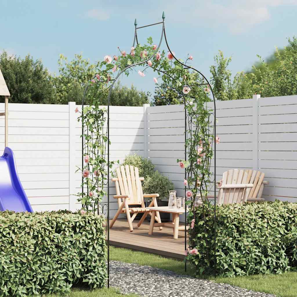 vidaXl Pergola ogrodowa  do roślin pnących, ciemnozielona
