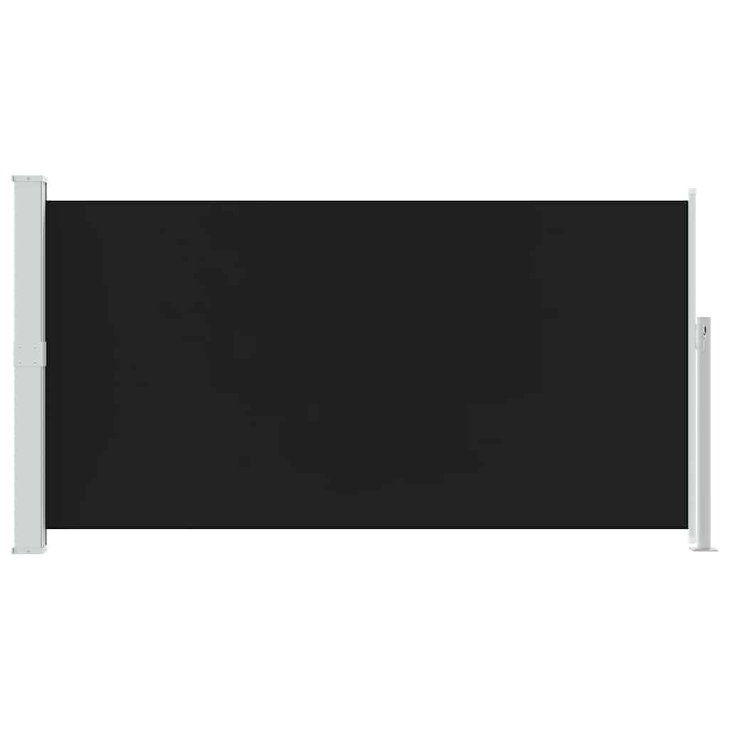 vidaXL Markiza boczna na taras, 160 x 300 cm, czarna