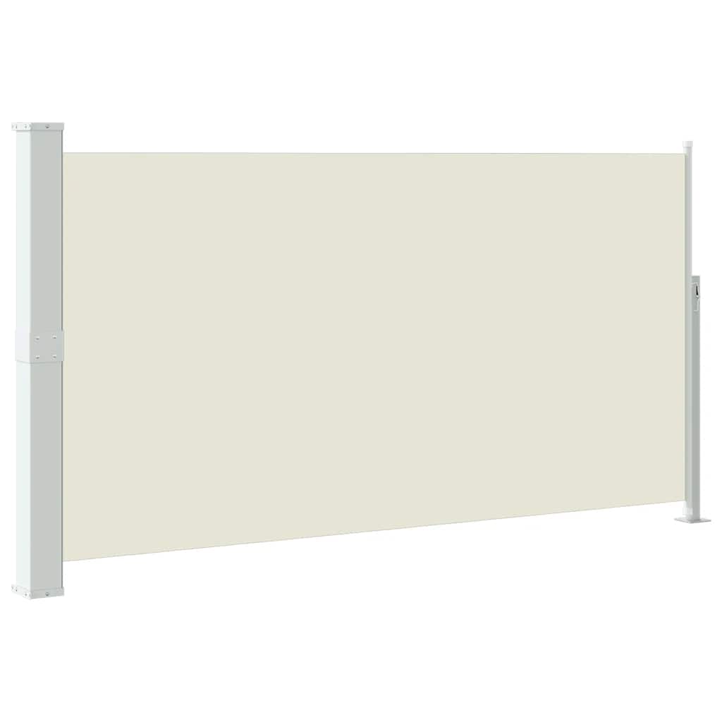 vidaXL Markiza boczna na taras, 160 x 300 cm, kremowa