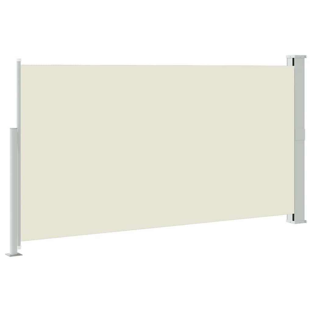 vidaXL Markiza boczna na taras, 160 x 300 cm, kremowa