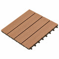 vidaXL Płytka Tarasowa 11 pcs brązowy 30 x 30 cm