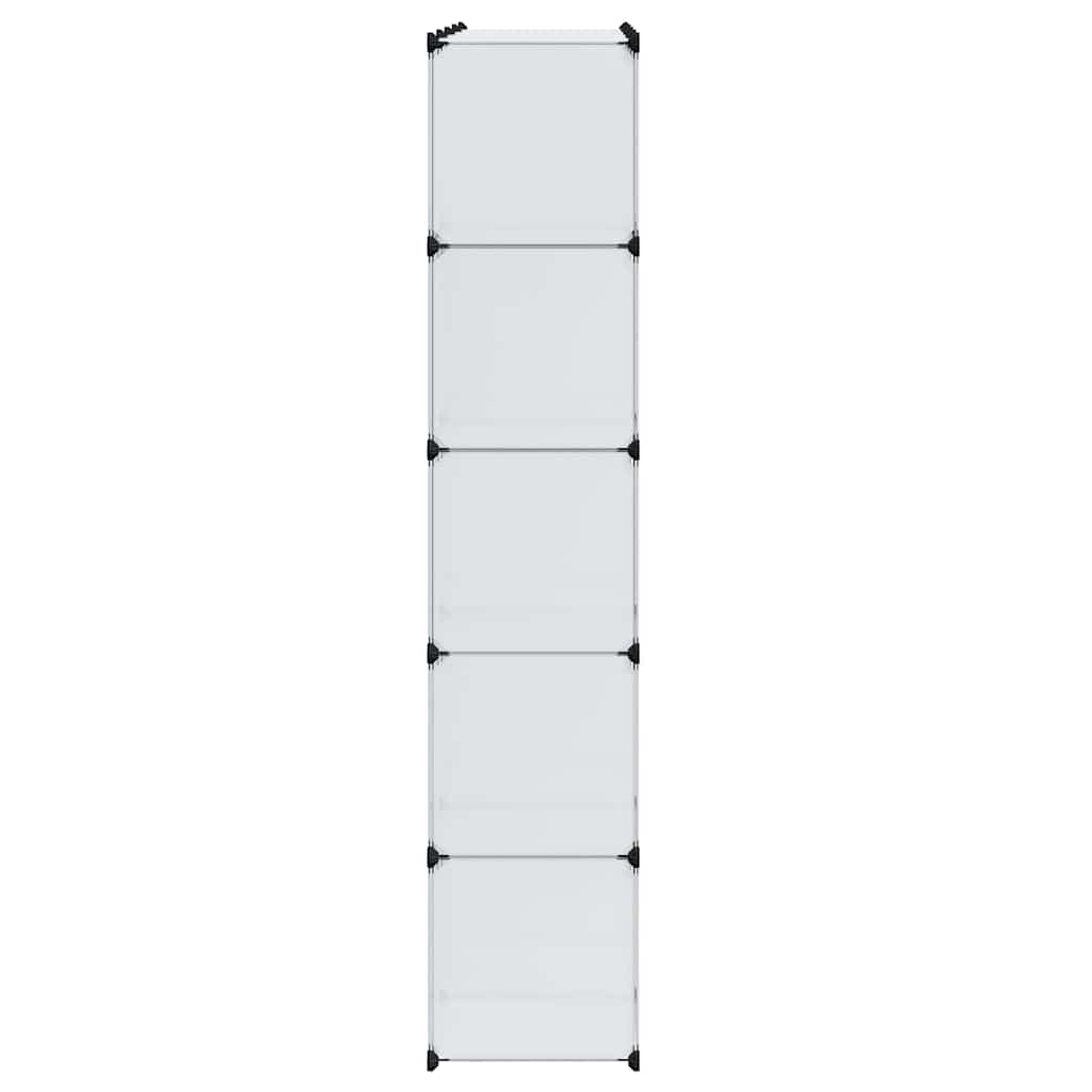 vidaXL Szafa modułowa z 14 przegrodami, biała, 37 x 146 x 180,5 cm