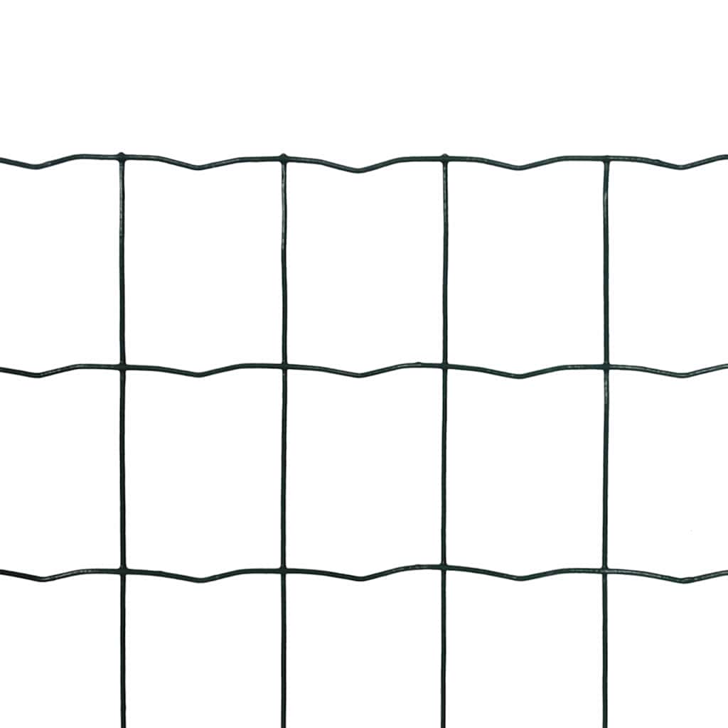 vidaXL Euro ogrodzenie, stalowe, 10 x 1,2 m, zielone