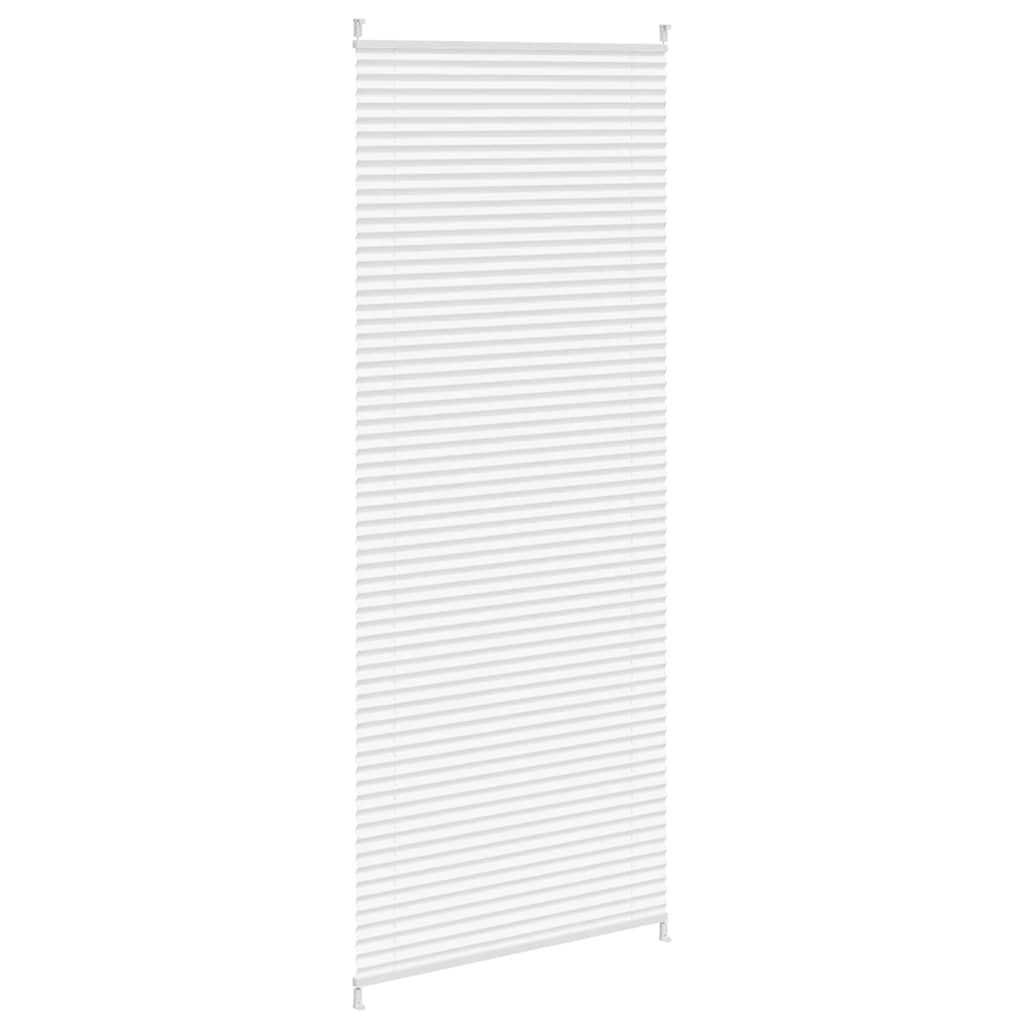 Roleta plisowana, biała (80x200cm)
