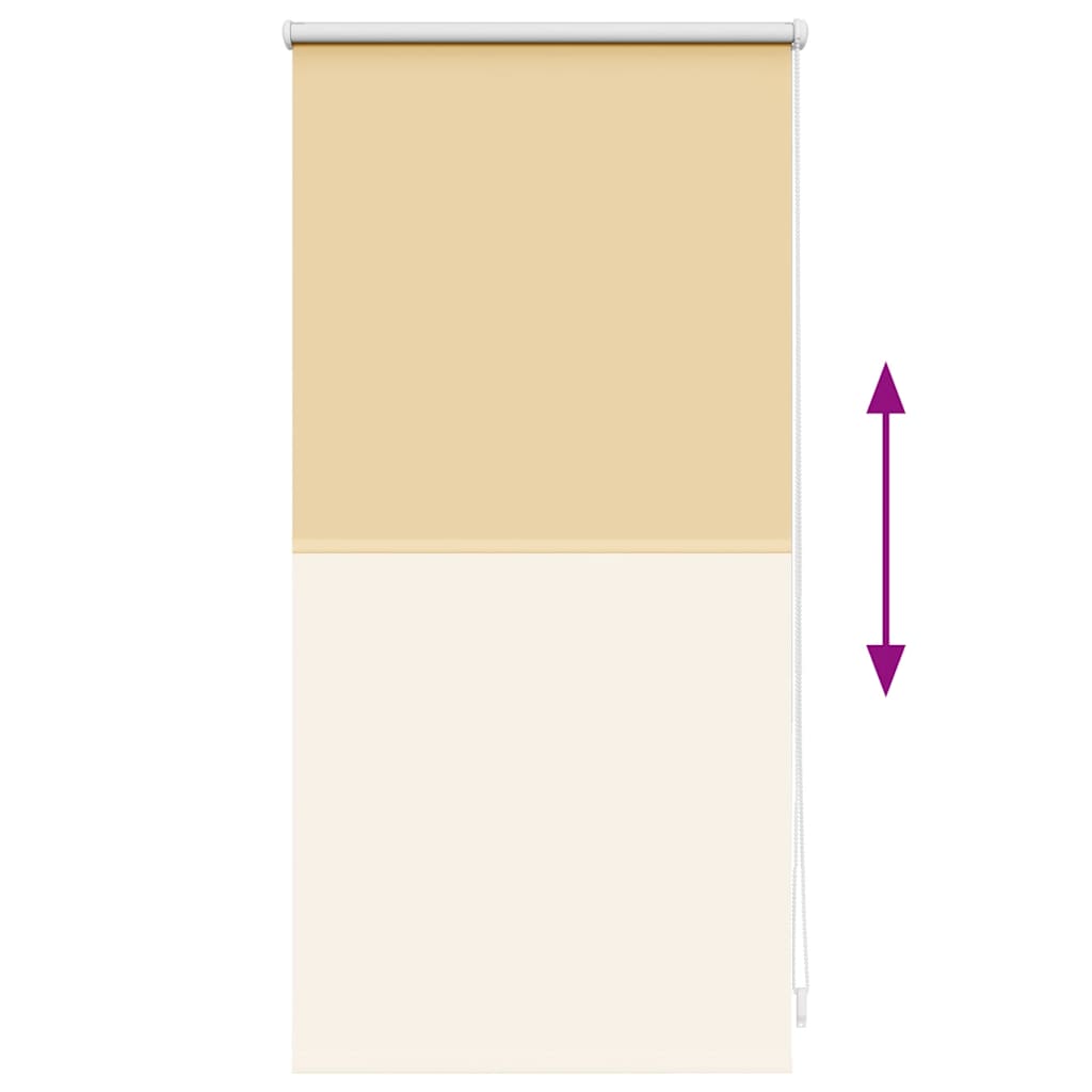 vidaXL Roleta zaciemniająca 44,4x100 cm Szerokość tkaniny 40 cm Beż
