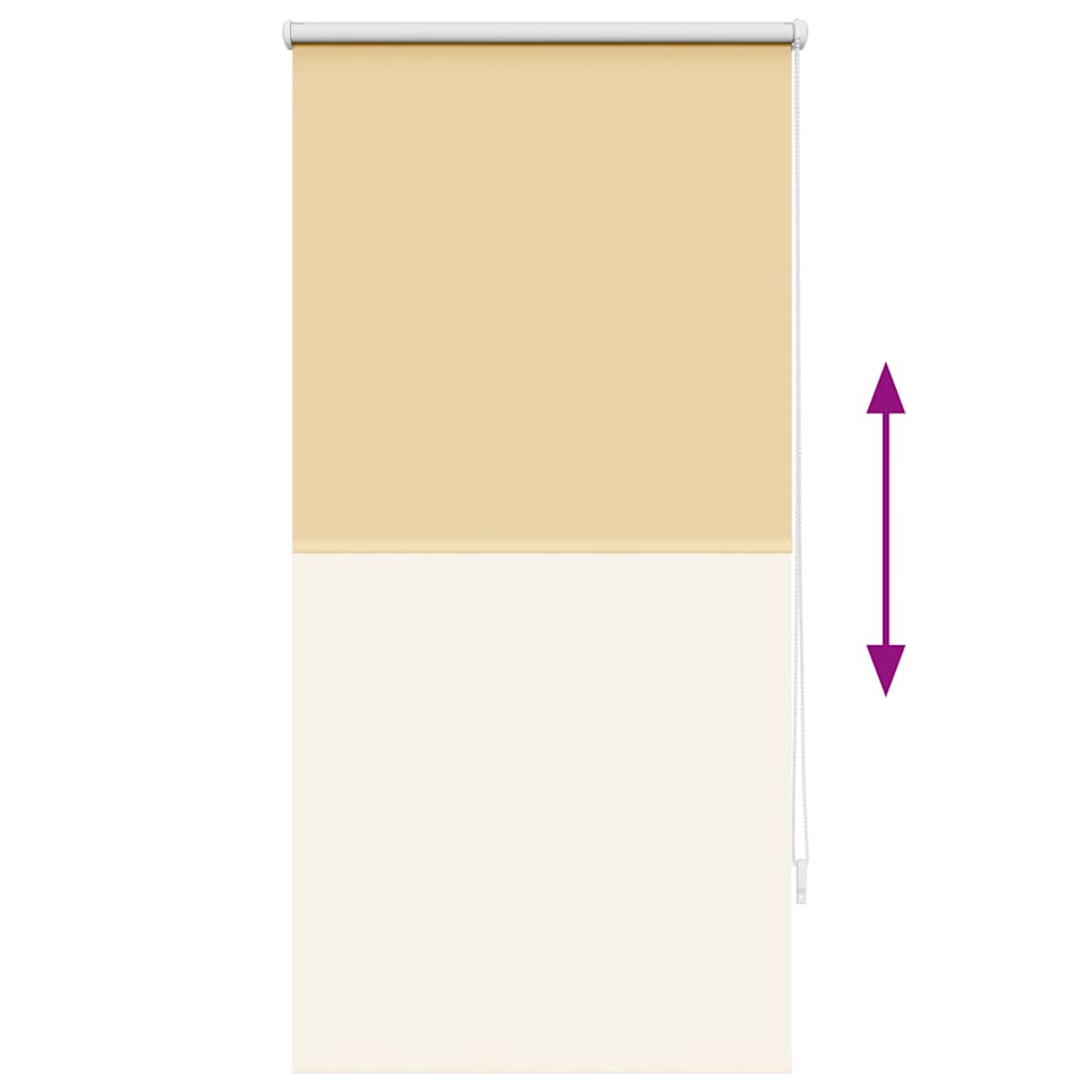 vidaXL Roleta zaciemniająca 64,4x120 cm Szerokość tkaniny 60 cm Beż
