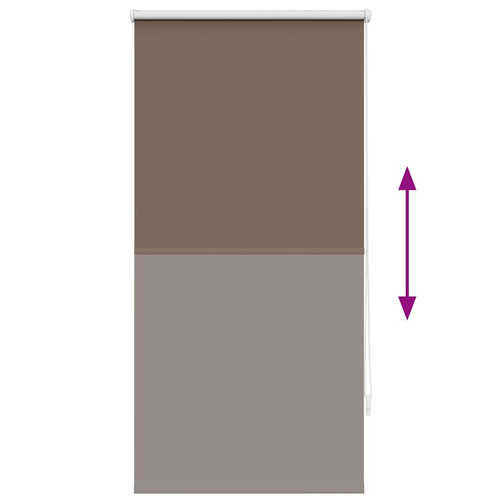 vidaXL Roleta zaciemniająca 64,4x120 cm Szerokość tkaniny 60 cm Kolor kawy