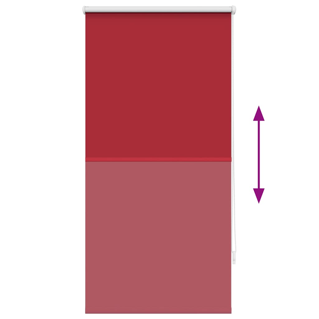 vidaXL Roleta zaciemniająca 64,4x120 cm Szerokość tkaniny 60 cm Czerwona