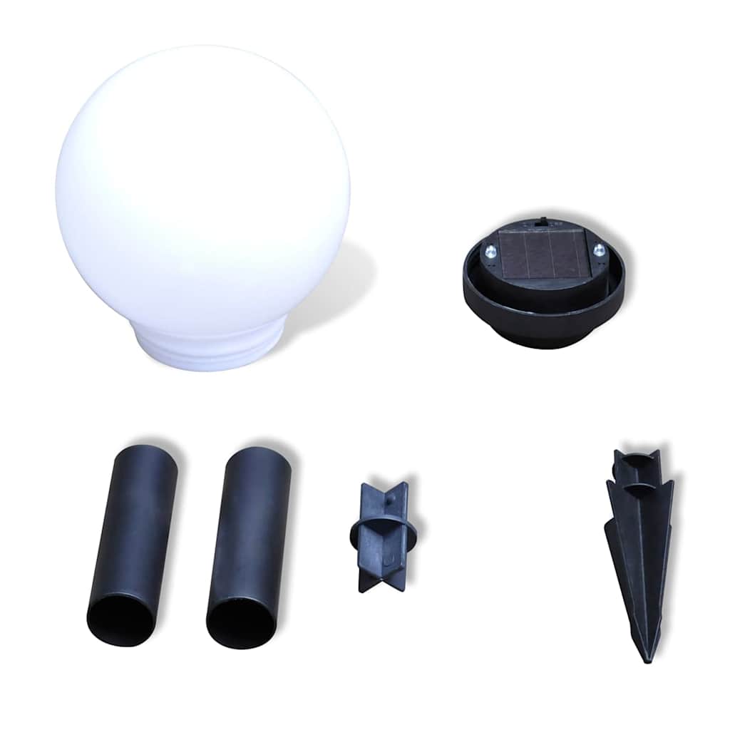 vidaXL Lampy do oświetlenia ścieżki, 4 szt, LED, 15 cm, ze szpikulcami