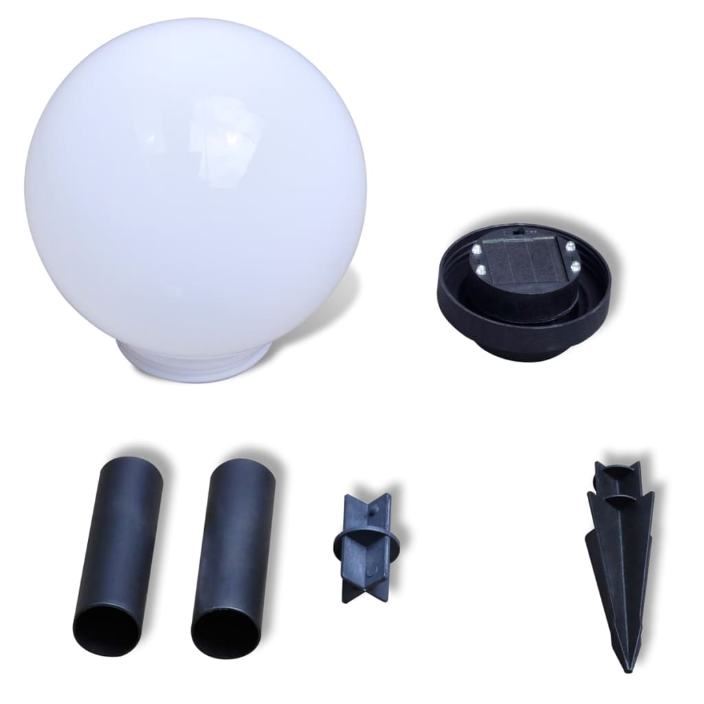 vidaXL Lampy do oświetlenia ścieżki, 3 szt, LED, 20 cm, ze szpikulcami