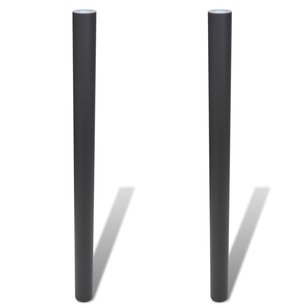 vidaXL Naklejana tablica kredowa (0,6x2m), 2 rolki i kreda w zestawie