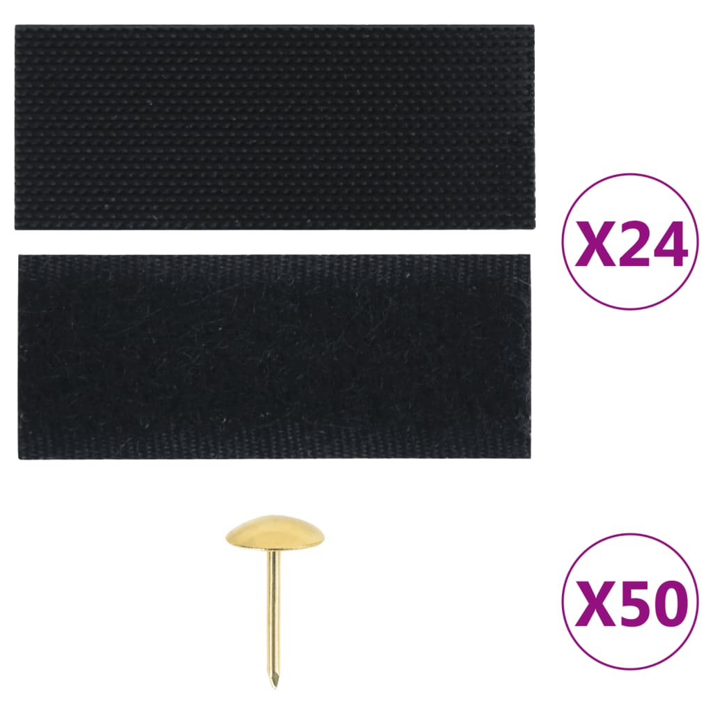 vidaXL Moskitiery na drzwi, 210 x 100 cm, 2 szt., z magnesem, czarne