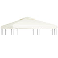 vidaXL Zadaszenie altany ogrodowej, 310 g/m², kremowe, 3x3 m